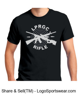LPRGC black mens Gildan T shirt Design Zoom