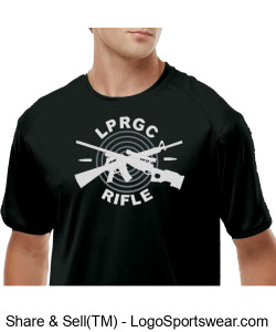 LPRGC black mens shirt with logo and flag Design Zoom