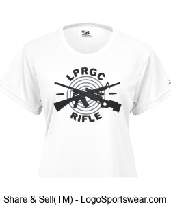 LPRGC womans B-Core T shirt with logo and flag Design Zoom