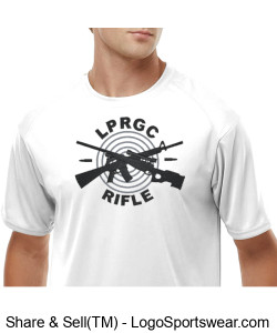 LPRGC white mens T shirt with logo and flag Design Zoom