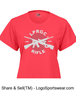 LPRGC coral womans B-Core T shirt with logo Design Zoom